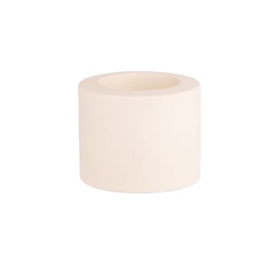 Świecznik ceramiczny 6,5x6,5x5,5cm kremowy ALTOMDESIGN