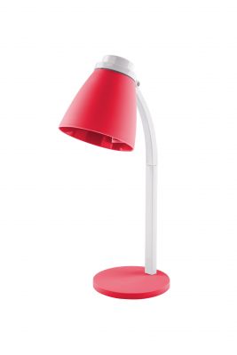 Lampka biurkowa Monic 15 W czerwona VOLTENO