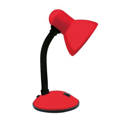 Lampka biurkowa Tola E27 czerwona STRUHM