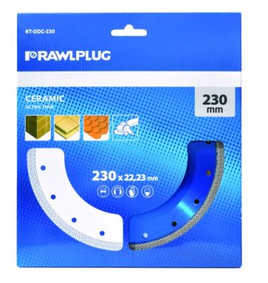 Tarcza diamentowa ceramic ciągła 230x2223 mm RAWLPLUG