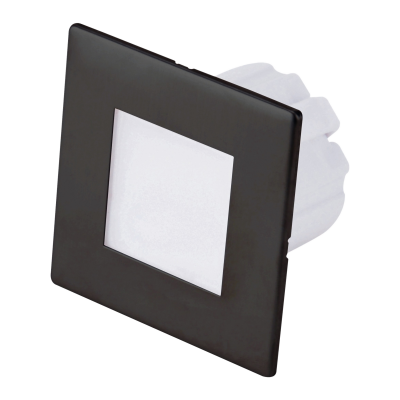 Oprawa schodowa LED kwadratowa czarny mat DPM SOLID
