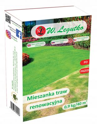 Mieszanka traw renowacyjna 0,9 kg W.LEGUTKO