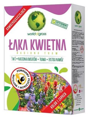 Trawa otoczkowana nawozem 1 kg  Łąka kwietna ROLIMPEX