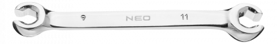 Klucz oczkowy półotwarty 9 x 11 mm NEO