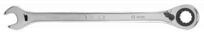 Klucz płasko-oczkowy z grzechotką i przełącznikiem 8 mm NEO