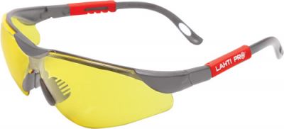 Okulary ochronne żółte regulowane LAHTI PRO