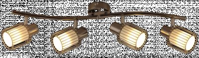 Lampa oświetleniowa Castor 4 czarny chrom LED SYNTECON
