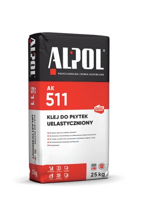 Klej do gresu uelastyczniony 25 kg AK511 ALPOL