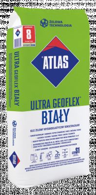 Klej do płytek Ultra Geoflex 22,5 kg biały ATLAS
