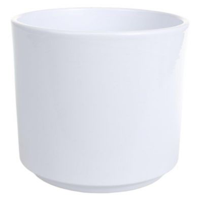 Osłonka doniczkowa Cylinder 994 - 12 cm biała CERMAX