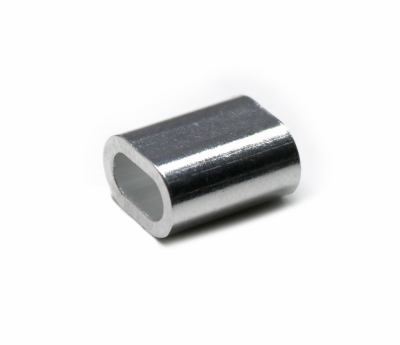 Tuleja aluminiowa do zaklepywania linek 5 mm, 4 sztuki KOELNER