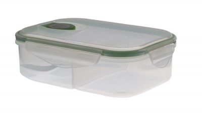 Lunchbox z łyżeczką Fresh 1 L zielony DOMEX KUŚNIEREK