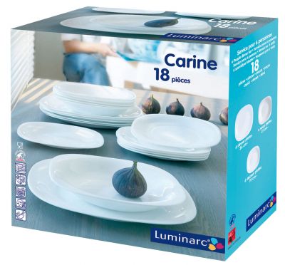 Komplet obiadowy Carine 18-częściowy LUMINARC