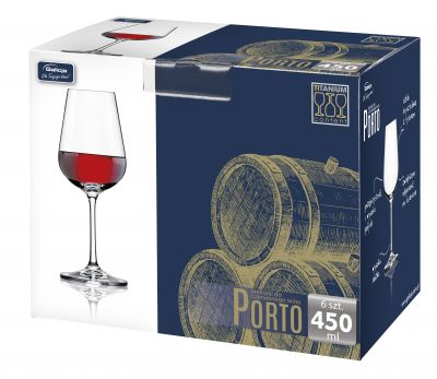 Kieliszki Porto wino 450 ml - 6 szt. GALICJA
