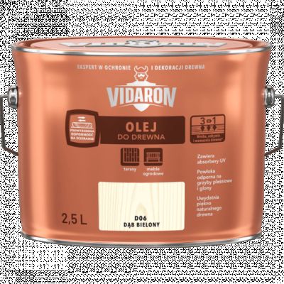 Olej dąb bielony D06 2,5 L VIDARON
