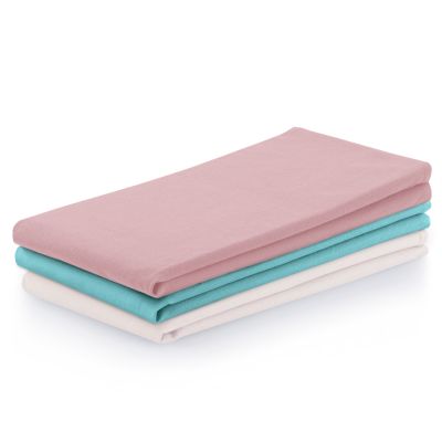 Zestaw ręczników kuchennych Letty 3 szt. Plain 50x70 cm turkusowy, różowy AMELIAHOME