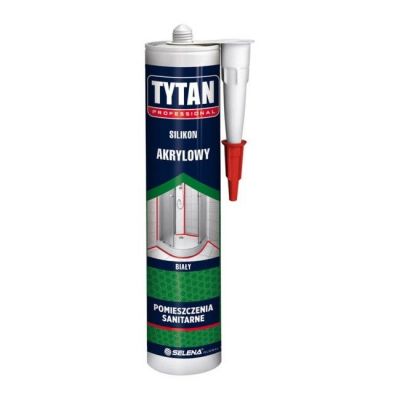 Silikon akrylowy Tytan 280 ml biały