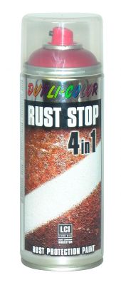 Lakier antykorozyjny Rust Stop srebrny Ral9006 400 ml DUPLI COLOR