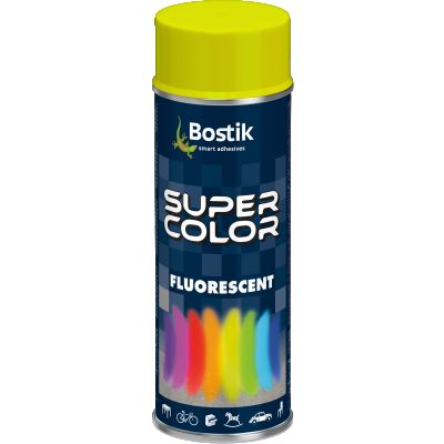 Lakier fluorescencyjny Super Color Fluorescent żółty 400 ml BOSTIK