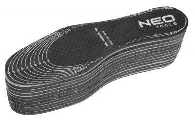Wkładka do butów z węglem aktywnym - rozmiar uniwersalny - do docięcia, 10 par. NEO
