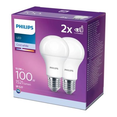 Żarówka LED Philips A60 E27 1521 lm 4000 K 2 szt.