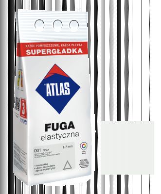 Fuga elastyczna kolor 001 biały alubag 2 kg ATLAS