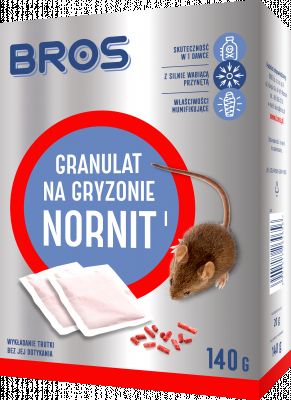 Granulat na gryzonie Nornit 140 g BROS