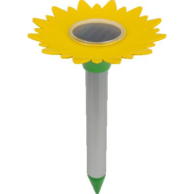 Odstraszacz kretów, solarny kwiat BIOOGROD