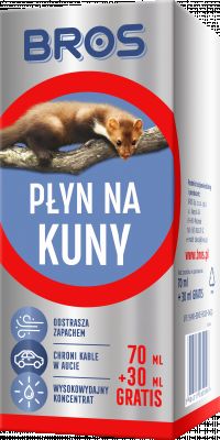 Płyn na kuny w sprayu 100 ml BROS