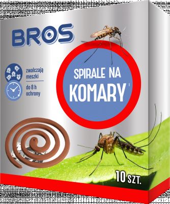 Spirala odstraszająca komary 10 szt. BROS