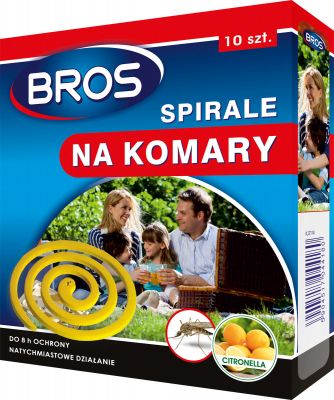 Spirale na komary citronella 10 szt. BROS