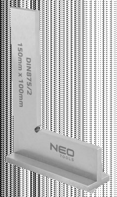 Kątownik z podstawą, DIN875/2, 150x100mm NEO