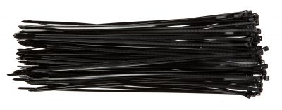 Opaski zaciskowe 3.6 x 300 mm, 100 szt., czarne TOPEX