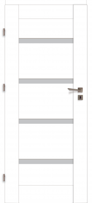 Drzwi wewnętrzne FF Prix 10, 80 cm lewe białe VOSTER