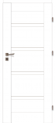 Drzwi wewnętrzne FF Prix 50, 80 cm prawe białe VOSTER