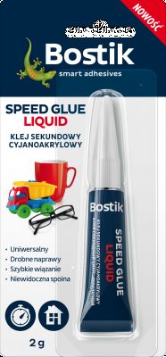 Klej sekundowy cyjanoakrylowy 2 g  Speed Glue Liuid BOSTIK