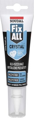 Klej-uszczelniacz hybrydowy Fix All Crystal 125 ml bezbarwny SOUDAL