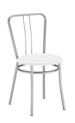 Krzesło kuchenne Alba alu białe NOWY STYL