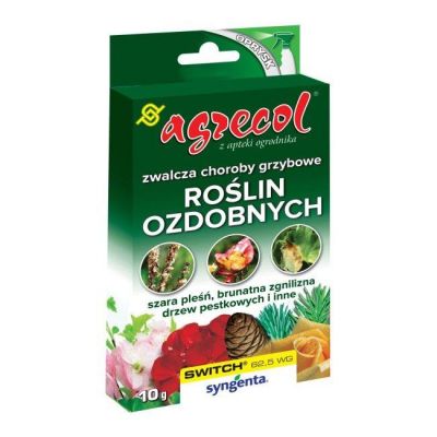 Środek grzybobójczy Agrecol Switch 62,5 WG do roślin ozdobnych 10 g