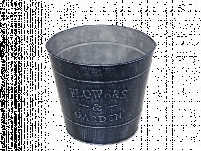 Osłonka Flower Garden okragła czarna 16 cm DIRECT HG