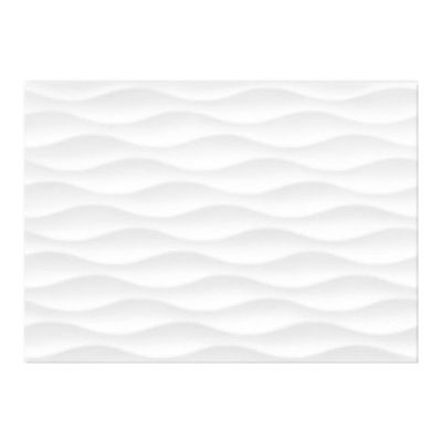 Glazura Tania Cersanit 25 x 35 cm white stripes błyszcząca 1,4 m2
