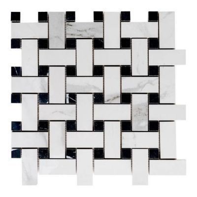 Mozaika Ultimate Marble GoodHome 30 x 30 cm white/black