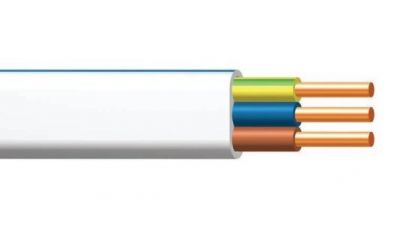 Przewód elektroinstalacyjny kabel YDYp 3x1,5 mm - 10 m AKS ZIELONKA
