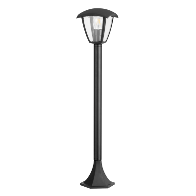 Lampa zewnętrzna Igma stojąca wysoka E27 czarna POLUX