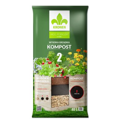 Kompost Wysoka Grządka warstwa 2, 40L KRONEN