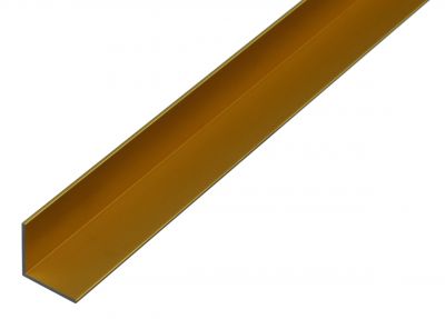 Profil kątowy ALU anodowy złoty 1000x20x20x1,5 mm ALBERTS