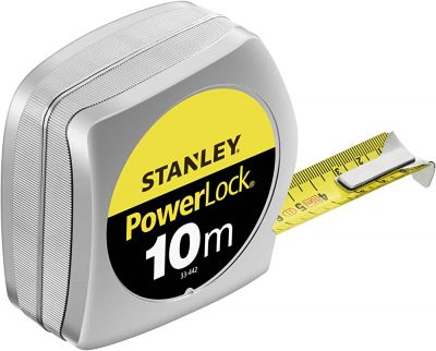 Taśma miernicza Stanley PowerLock chromowana obudowa 10m x 25mm