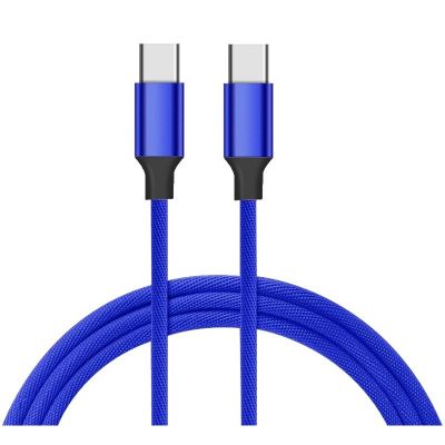 Kabel USB typ C - typ C niebieski 2A 1,5 m VA0037 VAYOX