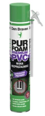 Den Braven PUR FOAM PREMIUM PVC 750ml - Piana wężykowa