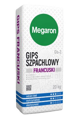 Gips szpachlowy Gs-2, 20 kg MEGARON